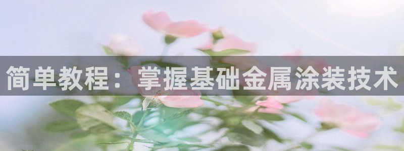 美高梅酒店股东：简单教程：掌握基础金属涂